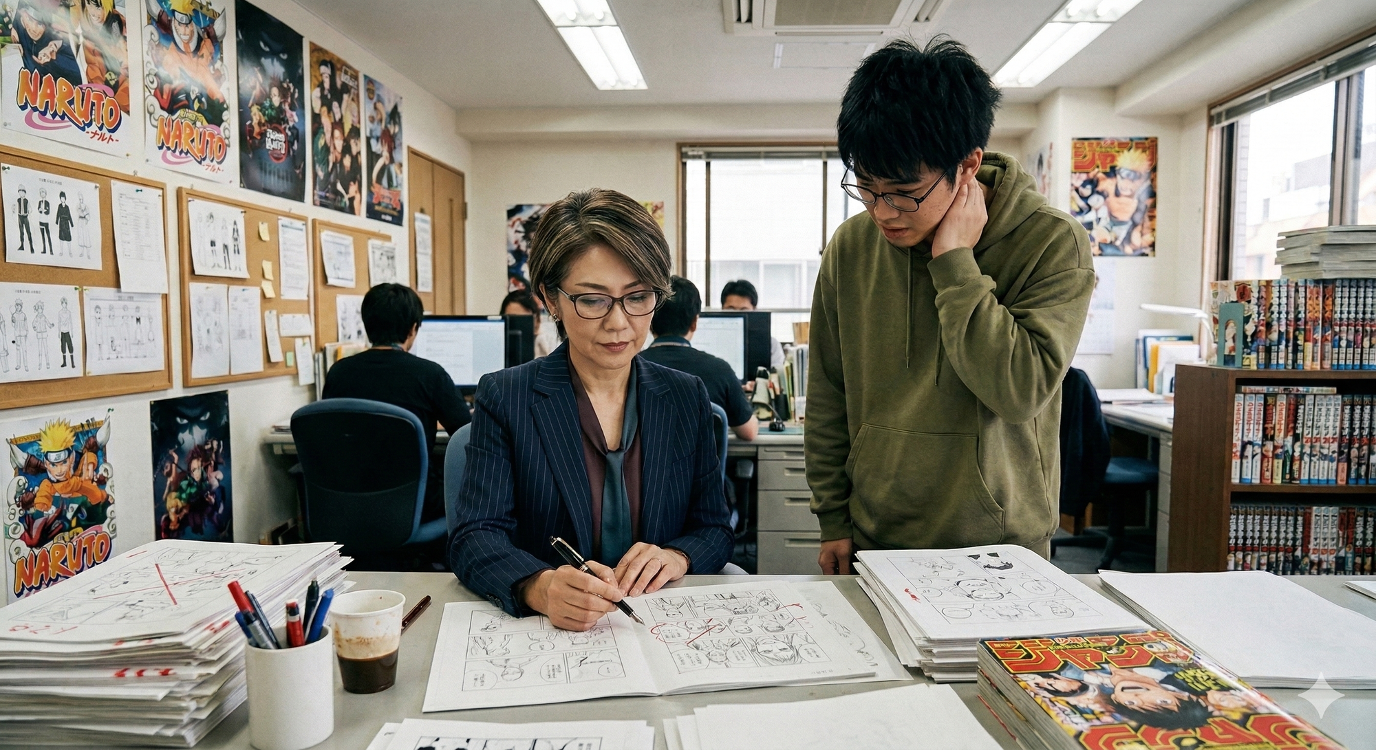 漫画家　漫画　漫画編集者